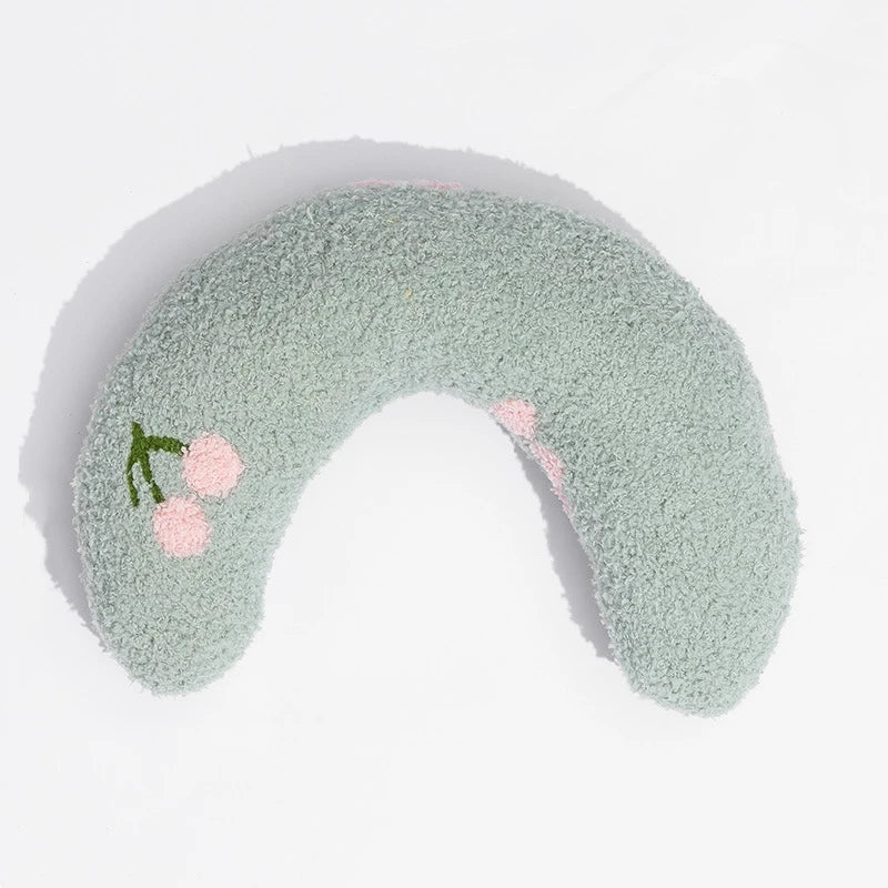 green color Mini Soft Pet Pillow image