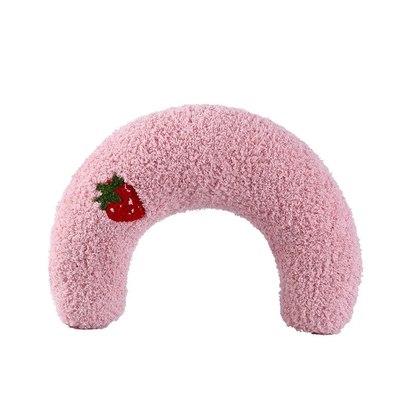 pink color Mini Soft Pet Pillow image