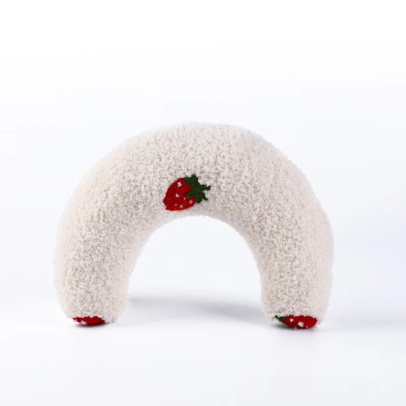 white color Mini Soft Pet Pillow image