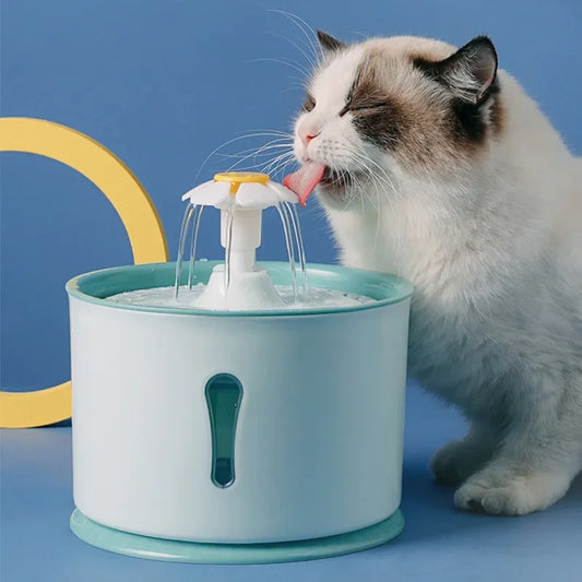 Intelligent Automatic Cat Water Fountain with LED Night Light