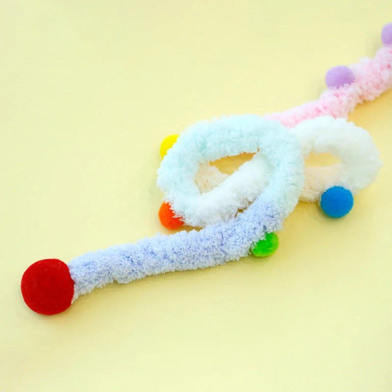 close up image of multi-colors Interactive Cat Teaser Stick