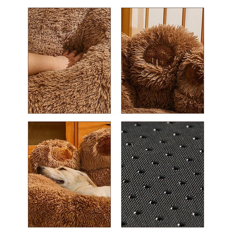 Large Paw Dog Bed Detail Images