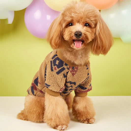 Winter Warm Dog Jumpers Try on