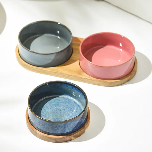 Elegant Ceramic Feeding Bowl