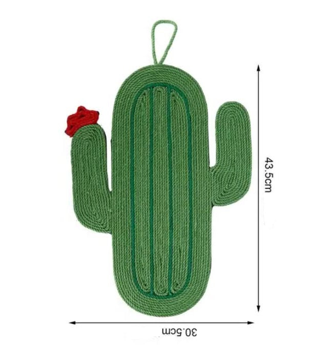 Cactus Hanging Cat Scratch Mat Dimensions