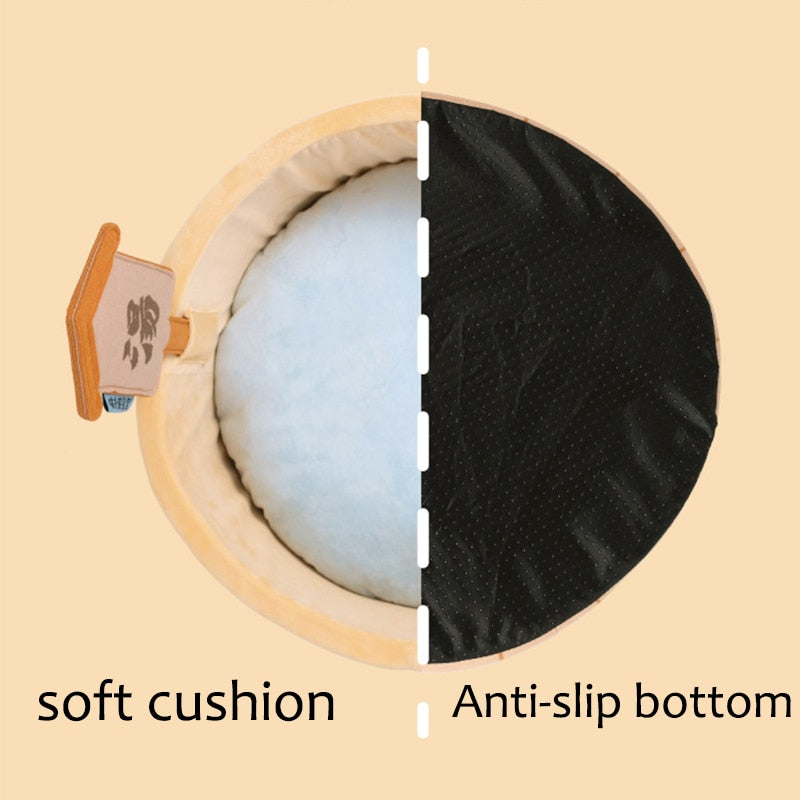 Japanese Bathtub Pet Bed top image showing details and features of the bed