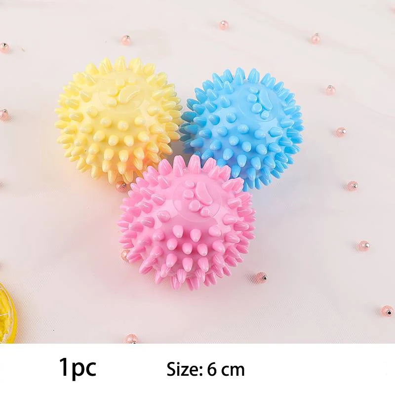 ball type Rainbow Rubber Dog Chewy Toys top image