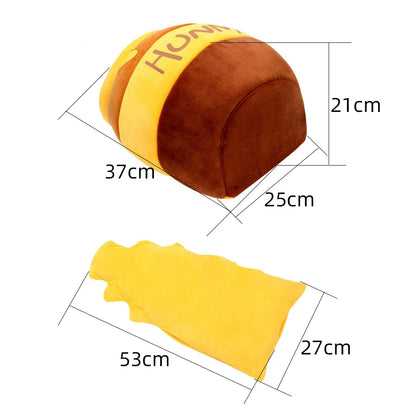 image showing the dimensions of Honey Jar Cat House