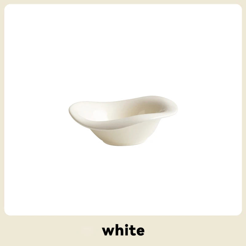 image of white color Wooden Tilted Raised Cat Bowl 