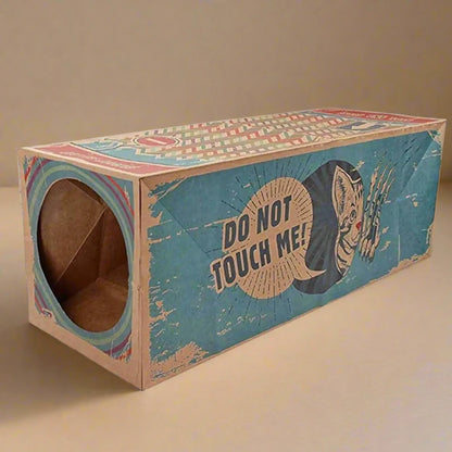 Foldable Kraft Paper Cat Tunnel Side Image