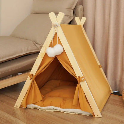 Brown Color Foldable Tent Pet House