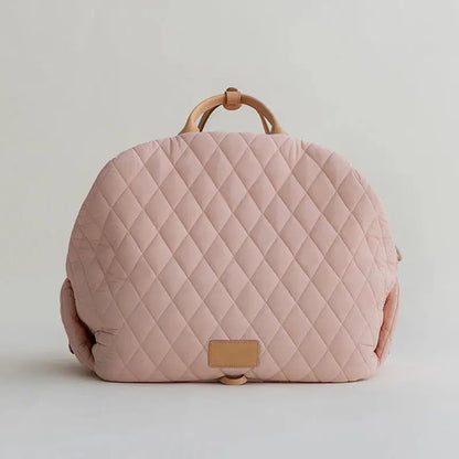 side image of pink color Comfort Minimalism Pet Carrier