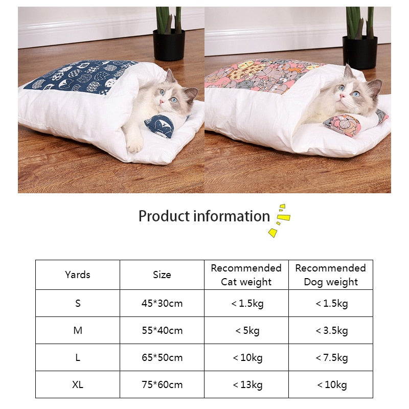 Tatami Pet Bed dimension chart